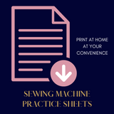 Sewing Machine Practice Sheets