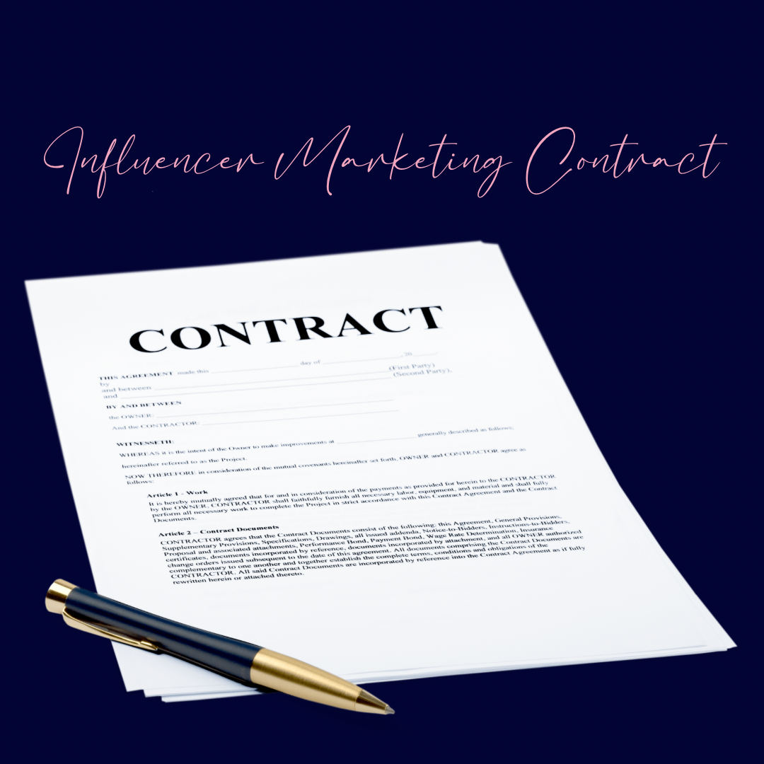 INFLUENCER MARKETING CONTRACT
