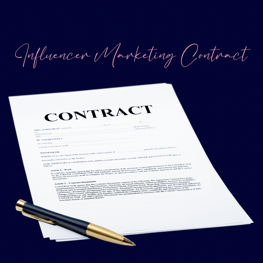 INFLUENCER MARKETING CONTRACT