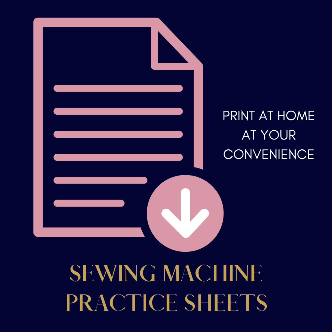 Sewing Machine Practice Sheets